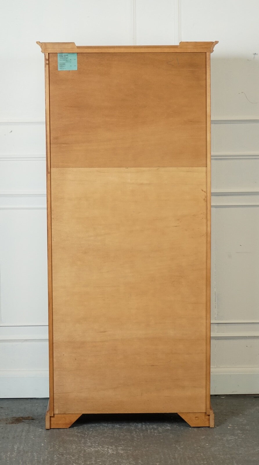 VINTAGE TALL OPEN SOLID BOOKCASE 5 SHELVES MADE BY YOUNGER FURNITURE LONDON J1
