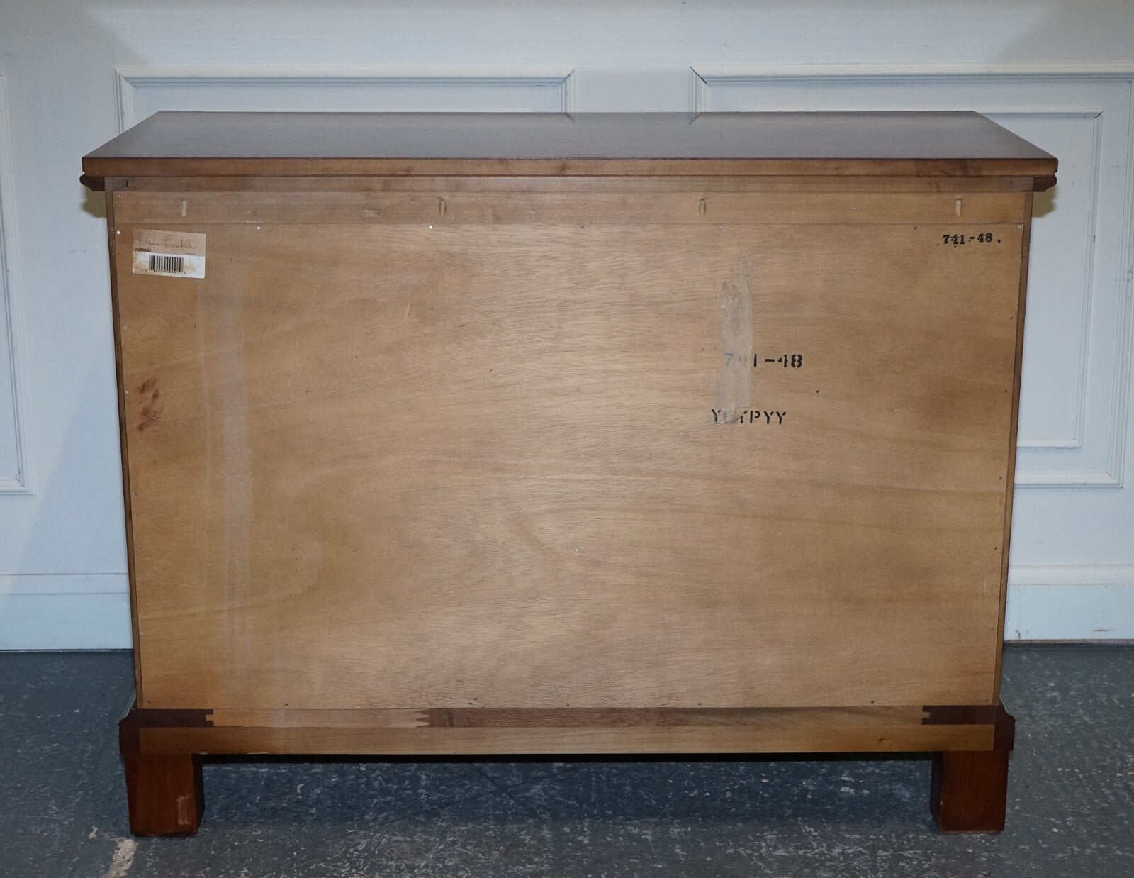 RALPH LAUREN FRENCH EMPIRE STYLE FLAMED MAHOGANY CHEST OF DRAWERS