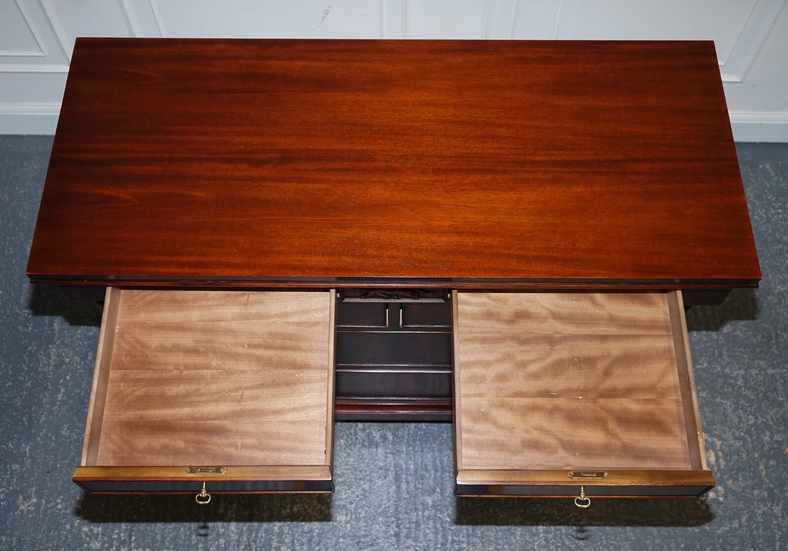 RALPH LAUREN FRENCH EMPIRE STYLE FLAMED MAHOGANY CHEST OF DRAWERS